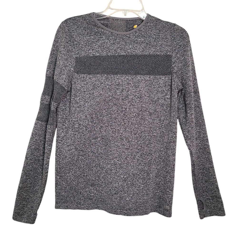 C&C California Top Womens Sz L Performance Active Long Sleeve Shirt Thumbholes